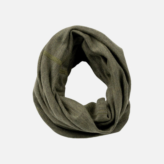 Esarfa Buff Strunzl din lana si matase, Verde