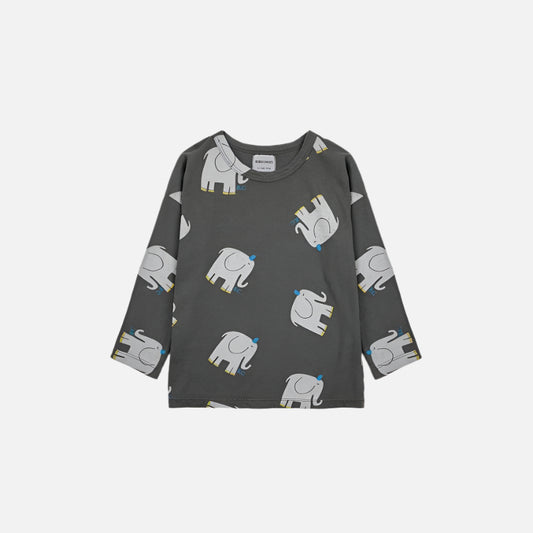 _bluza_bumbac_organic_copii_bobo_choses_galbenus_elefant