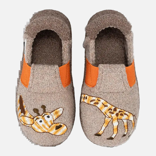 încălțări-lana-merinos-fiartă-copii-nanga-galbenus