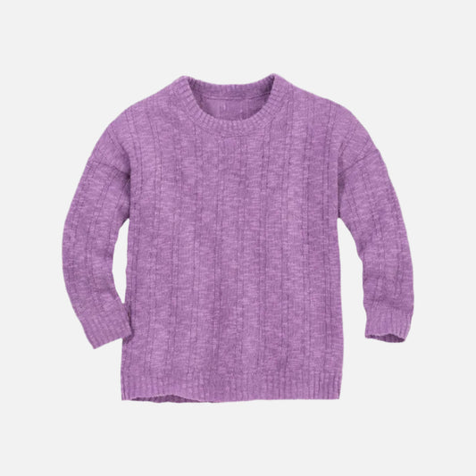Pulover copii din bumbac si in organic, Liliac