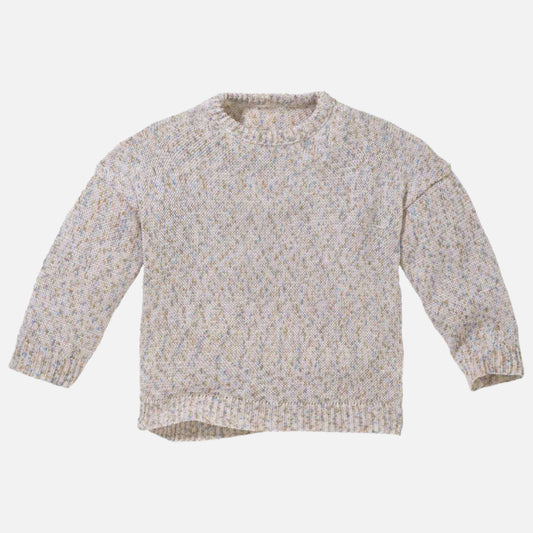 Pulover copii din bumbac organic, Natur