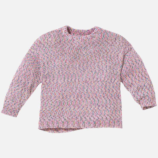 Pulover copii din bumbac organic, Soft Pink