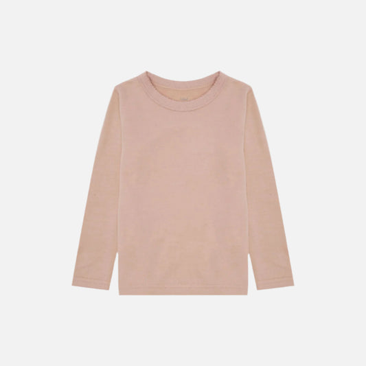 Bluza Abba din lana si bambus, Roz