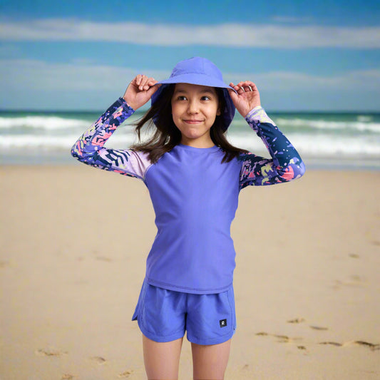 bluza-costum-baie-protectie-uv-50+-reima-galbenus