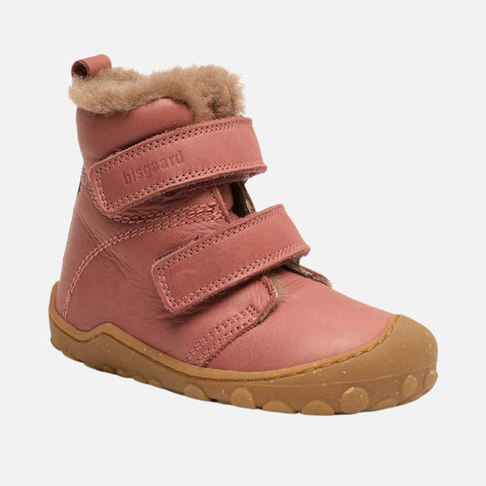 Ghete copii barefoot imblanite din piele naturala