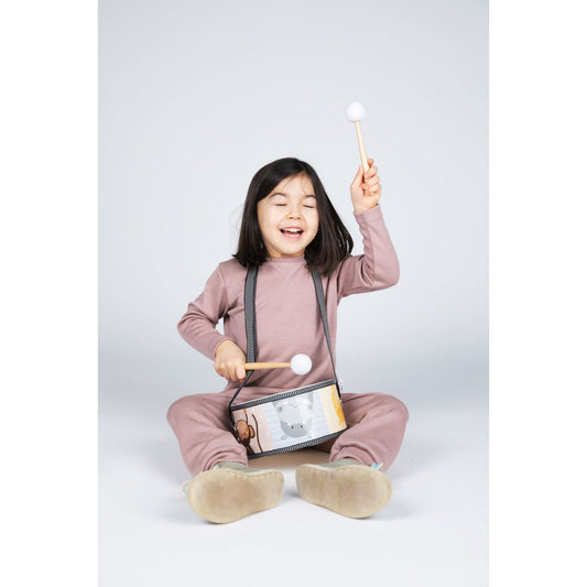 Bluza groasa din lana si matase pentru copii, Roz