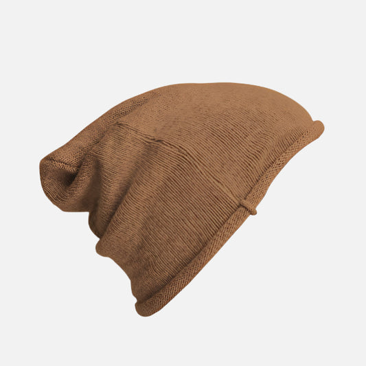 Caciula din lana merinos, Alex - Caramel