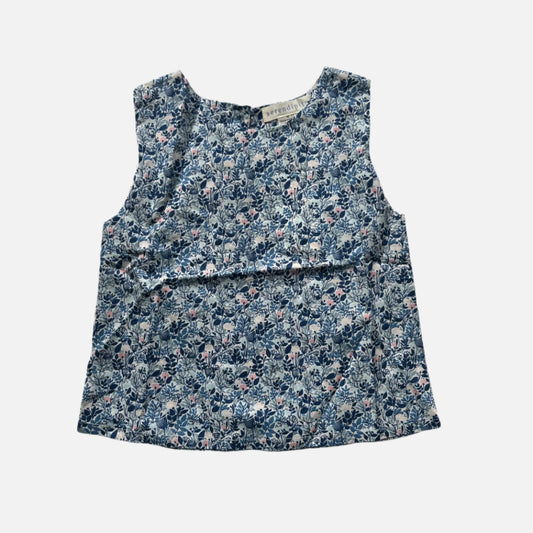 bluză tip maiou din bumbac organic serendipity floricele