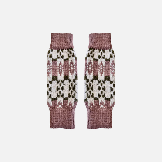 Jambiere Sglefrio din lână si bumbac, Blush