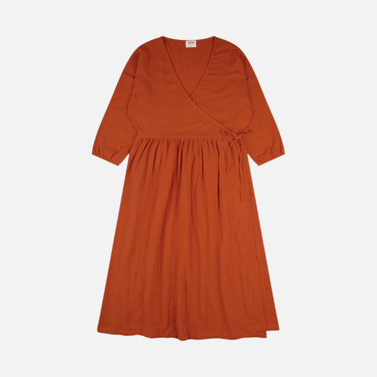 rochie_muselină_bumbac_organic_matona_galbenus