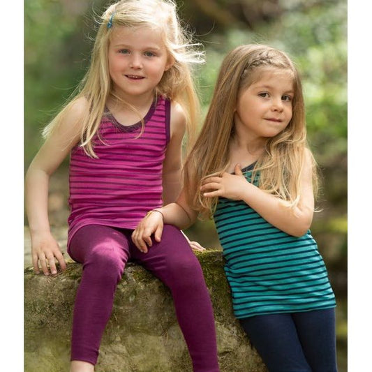 Maiou copii Engel din lana merinos organica si matase, Albastru Gheata/Albastru Marin