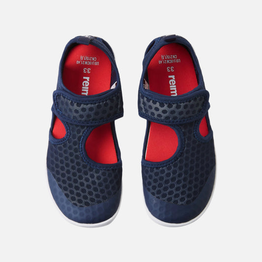Sandale Rantaan Reima sport barefoot bleumarin din material textil pentru copii și adulți – eco-friendly și confortabile