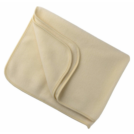 Patura bebelusi si copii Engel din lana fleece merinos 100% organica, Natur
