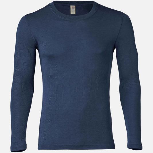 Bluza barbati lana merinos si matase Enge