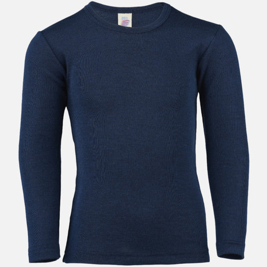 bluza-copii-toamna-bebelusi-lana-merinos-matase-Engel-bleumarin-baieti