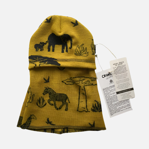 Cagula dublata tip Ninja din 100% lana merinos , Africa