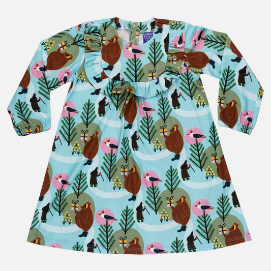 Dress_WinterWonderland_rochie_albastra_copii_raspberry_republic_bumbac_organic_iarna