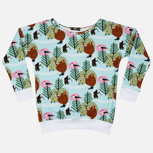 Mommy_Sweatshirt_Winter_Wonderland_bluza_adulti_femei_bumbac_organic_raspberry_republic_iarna