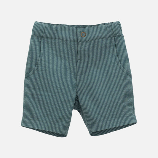 Pantaloni scurti de vara pentru baieti din bumbac organic, Albastru