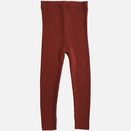 Colanti Mabli Knits din lana merinos extrafina rib, Redwood