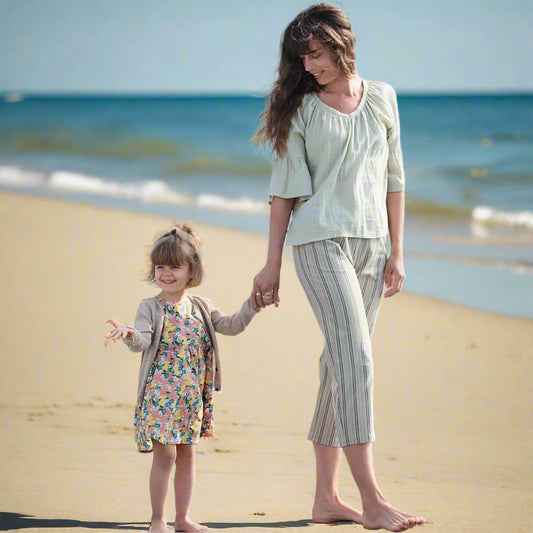 Rochite cu flori din bumbac organic, Serendipity Organics