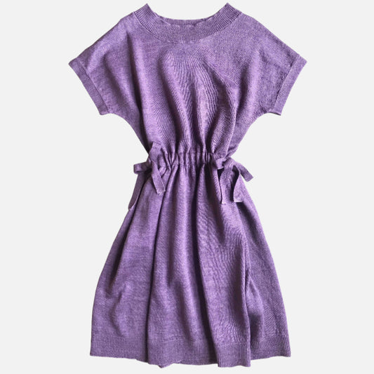 Rochie fete Cary Mabli Knits din in organic, Lavender