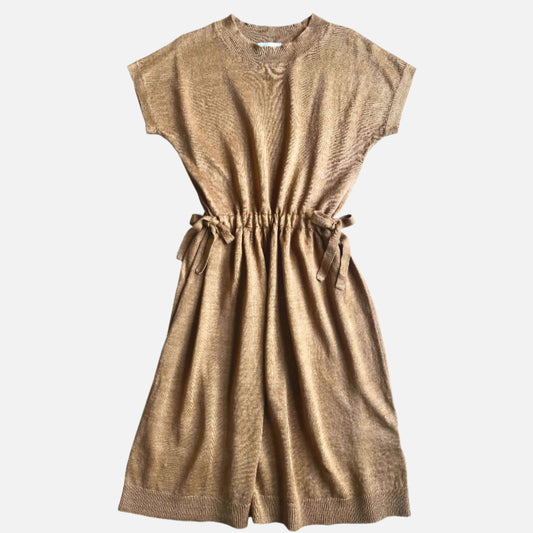 Rochie fete Cary Mabli Knits din in organic, Honey