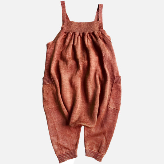 Salopeta Adara Mabli Knits din in organic, Rust