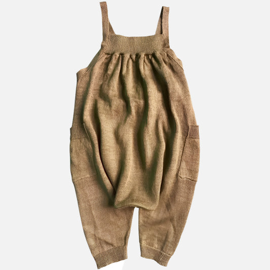 Salopeta Adara Mabli Knits din in organic, Honey