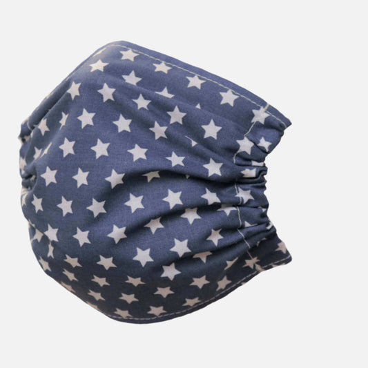 Masca de protectie din bumbac organic, Stelute