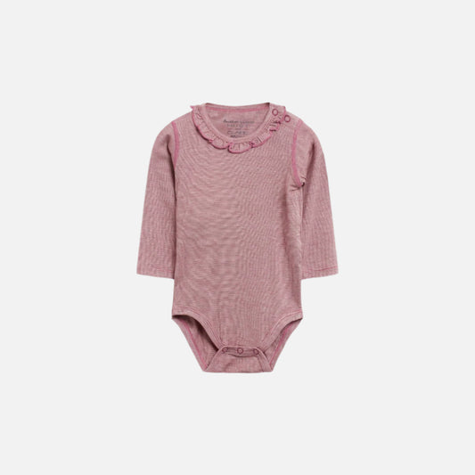 Body Buket din bambus, Roz/Dungi