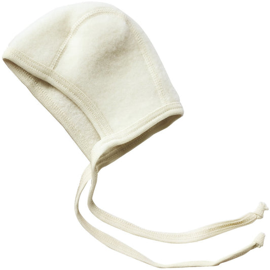 Caciulita bebelusi Engel fleece lana merinos, Natur