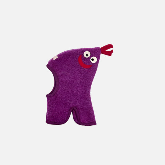 Cagula fleece lana merinos organica Pickapooh Smiley