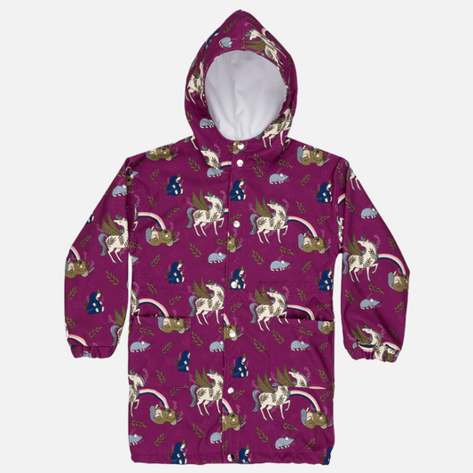 Jacheta fete din softshell Raspberry Republic, Unicorn Crew