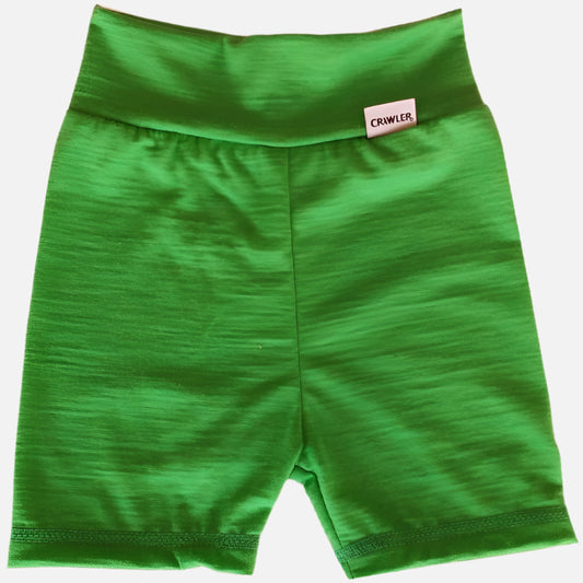 Pantaloni scurti pentru copii din lana merinos extrafina, Verzi