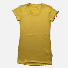 tricou_crawler_dama_lana_merinos_extrafina_subtire_de_vara_galben