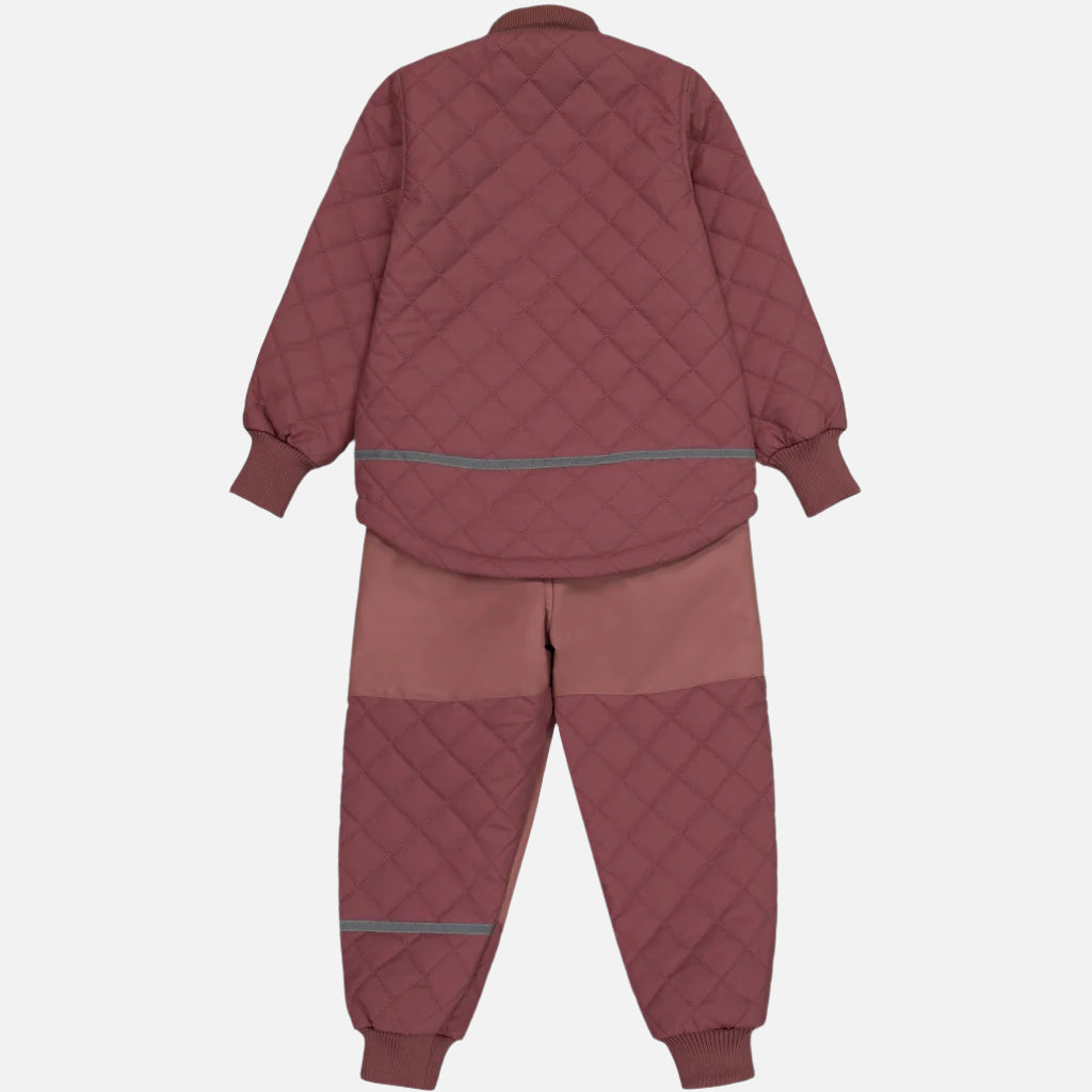 Set termic pentru copii Mikk Line, Rose brown