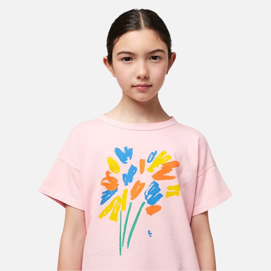 Tricou copii din bumbac organic, Artificii