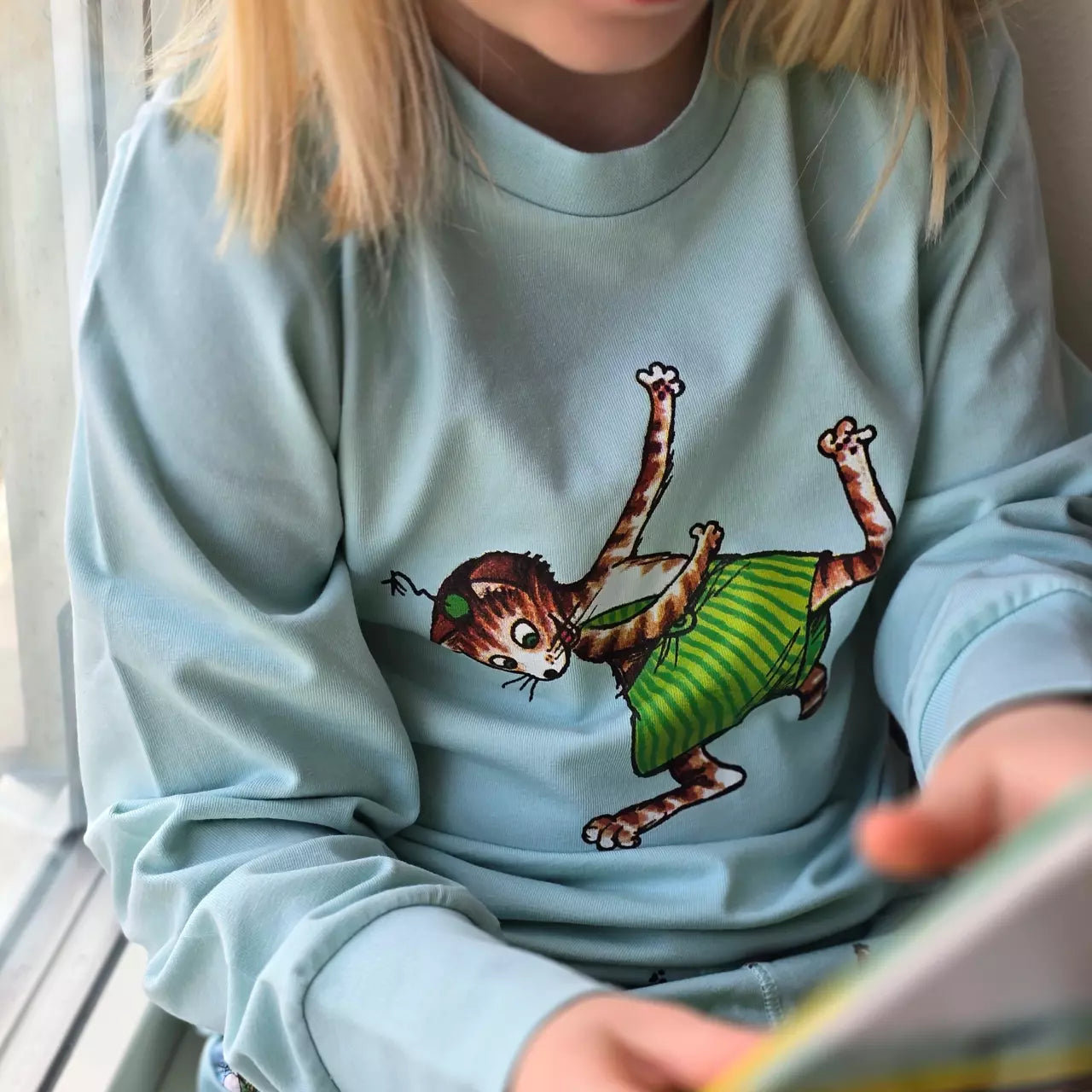 Pijama Pettson si Findus bumbac organic Geggamoja