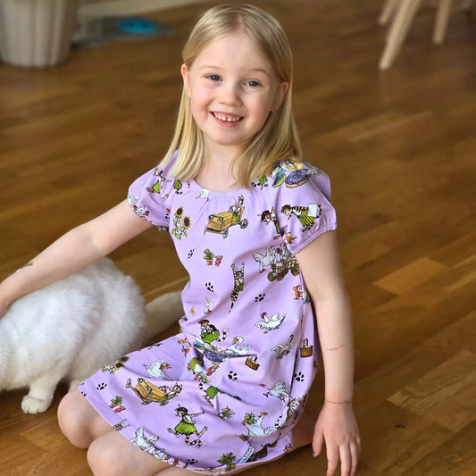 Rochie Pettson si Findus bumbac organic Geggamoja