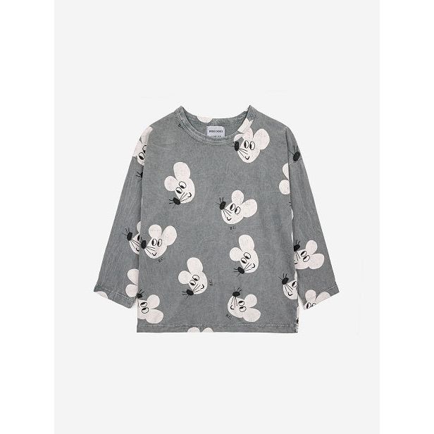 Bluza copii din 100% bumbac organic, Mouse all over