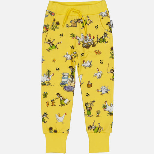 Pantaloni trening bumbac organic Pettson si Findus 