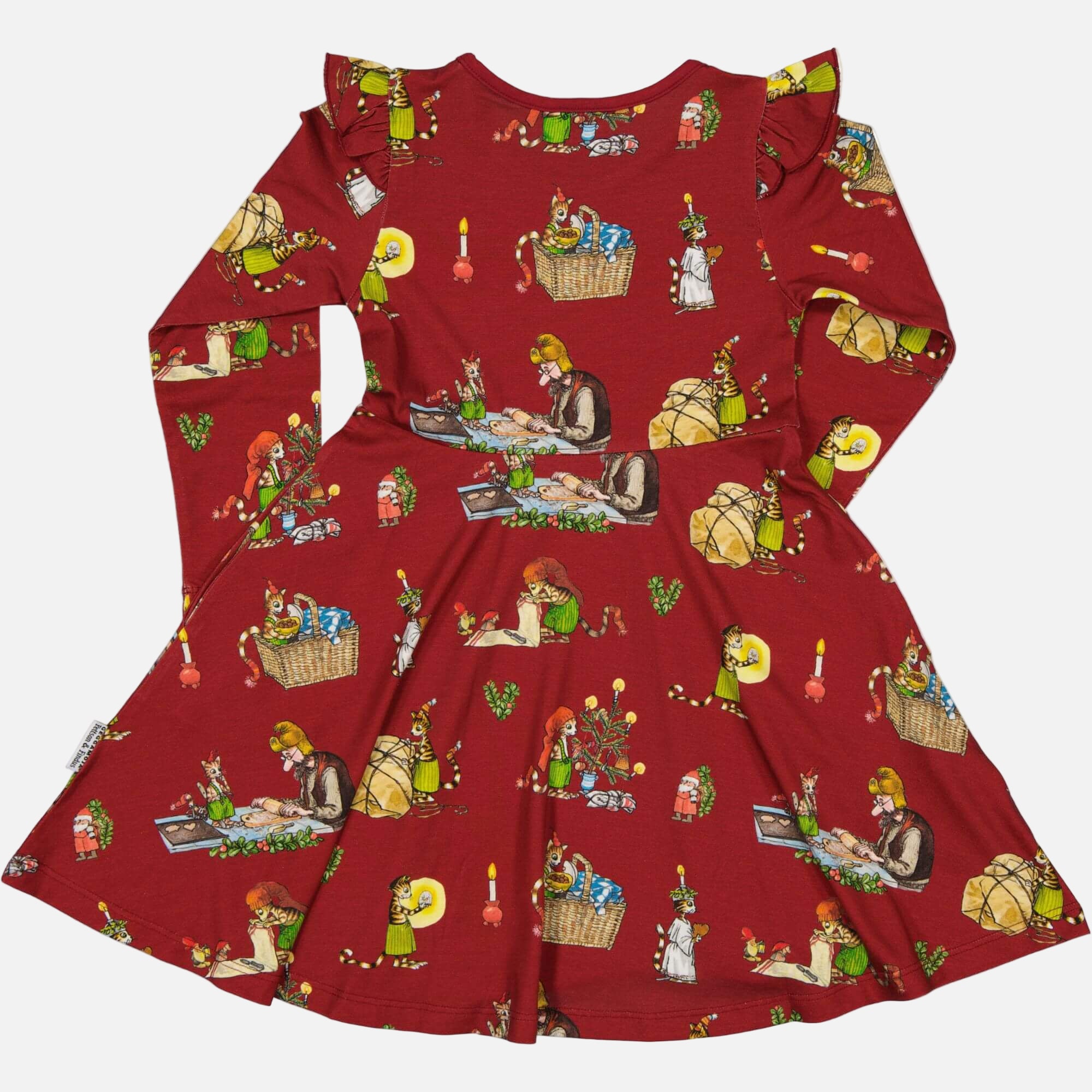 rochie-bumbac-organic-craciun-pettson-findus-galbenus