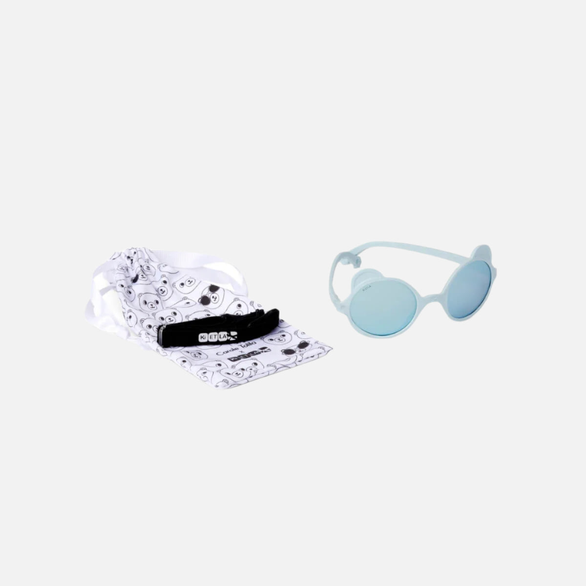 Ochelari de soare Ki ET LA, 0-4 ani - Ourson Sky blue
