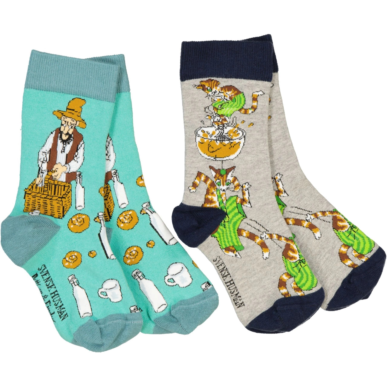 set-2-perechi-sosete-pettson-findus-bumbac-geggamoja