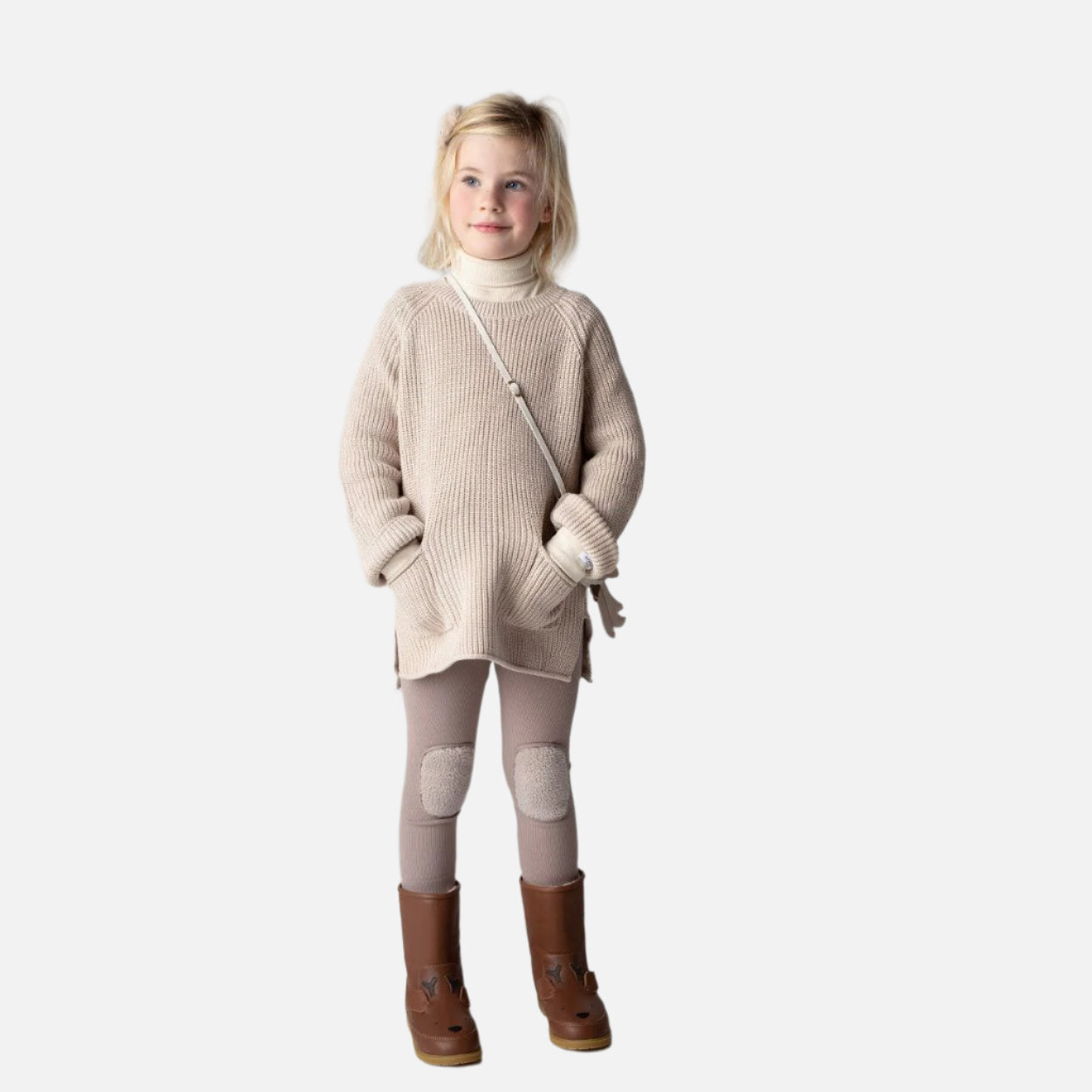 colanti-fete-bumbac-donsje-galbenus_2
