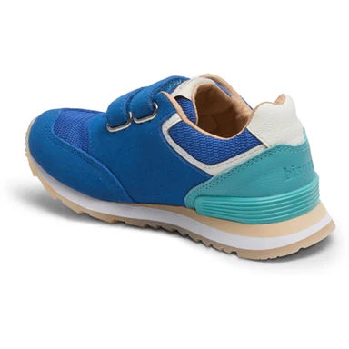 Sneakers din piele pentru bebelusi si copii, Winston Albastru regal