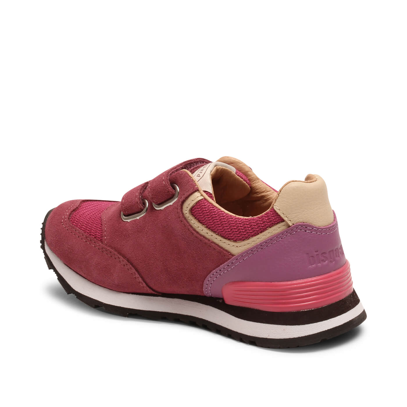 Sneakers din piele pentru bebelusi si copii Bisgaard Winston, Pink