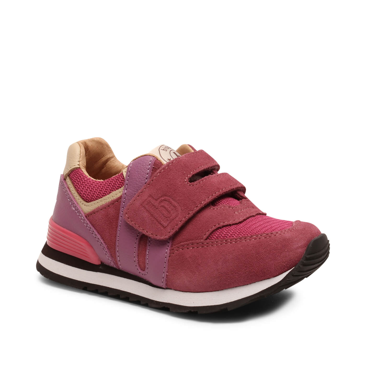 Sneakers din piele pentru bebelusi si copii, Winston Pink