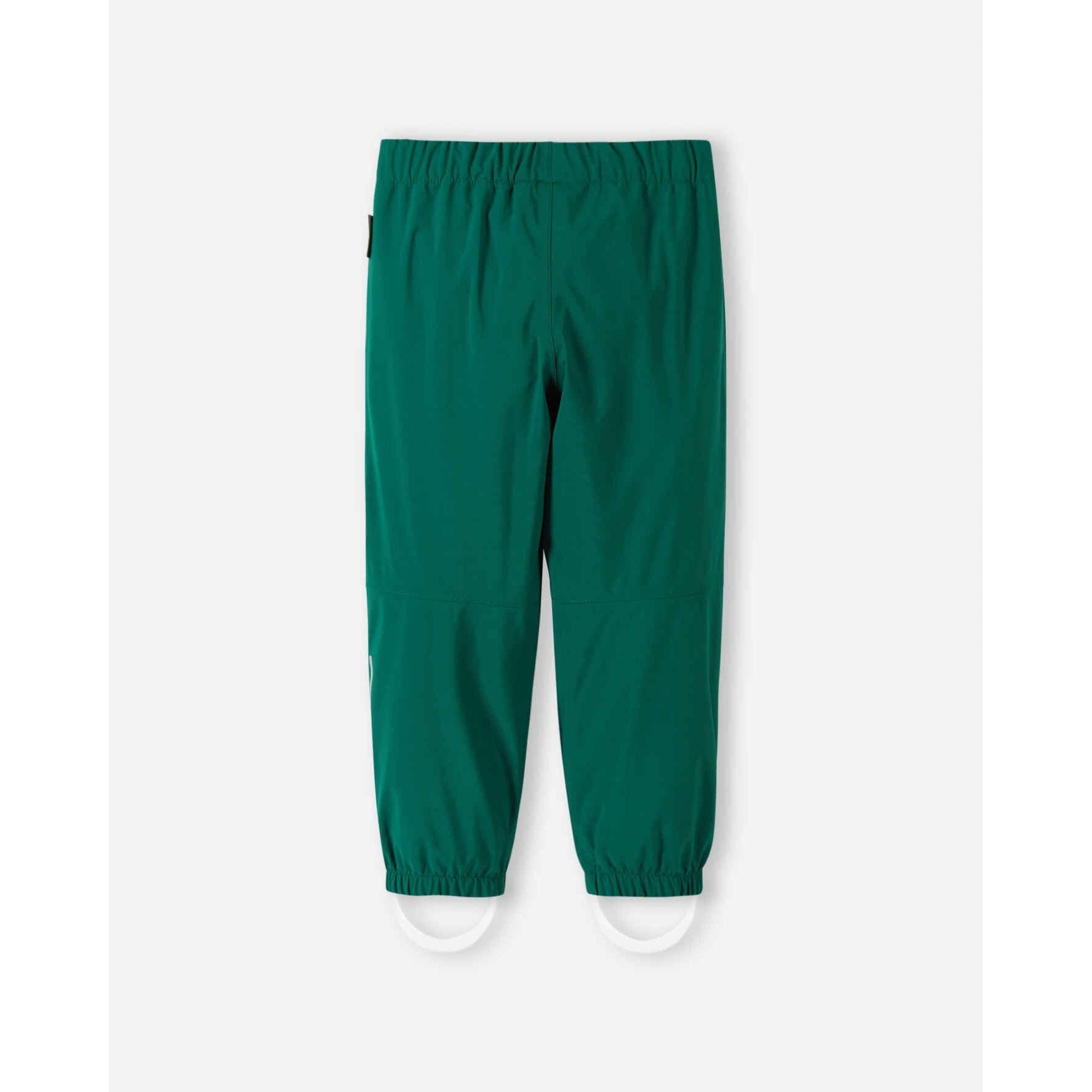 Pantaloni de ploaie impermeabili pentru copii Kaura, Verde inchis